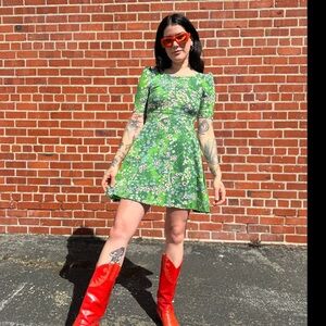 NWT Nooworks Natalie Dress in Meadow S